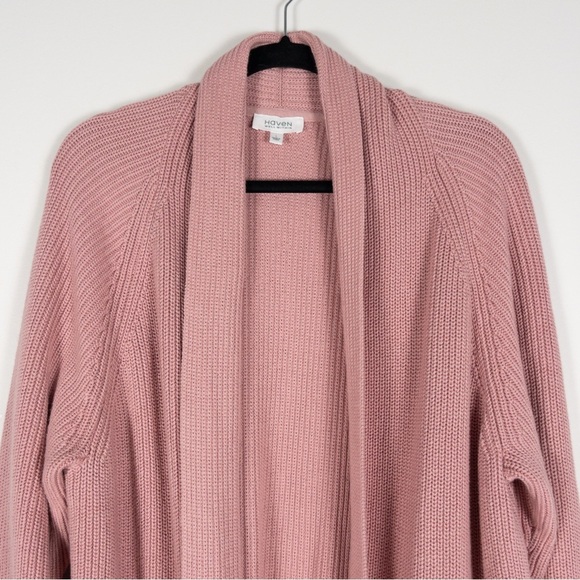 Haven Well Within Blush Pink Sweater Cardigan - Picture 4 of 9